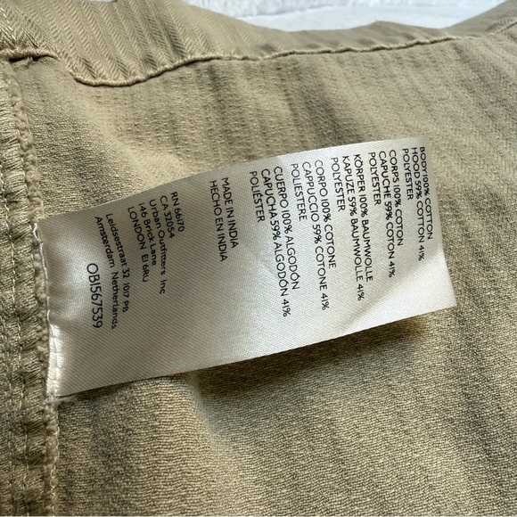 We The Free Tan Trapeze Military Jacket with Adjustable Waist - Picture 8 of 8